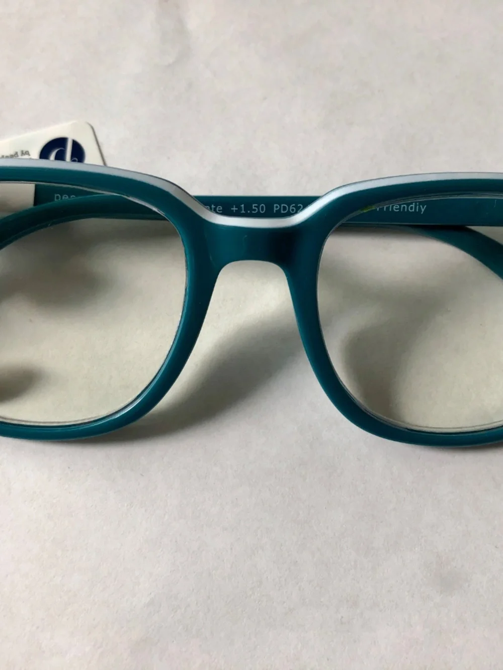 New Teal Dante Peepers Reading Glasses +1.50